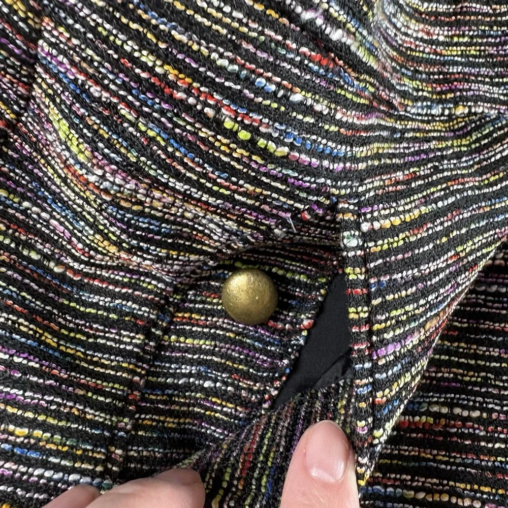 LOFT Mini Skirt Women 8‎ Multicolor Tweed Preppy Academia Coquette Y2K Office
